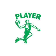 Basketball Player Car Window Sticker | Slam Dunk Sports Vinyl Decal for Cars, Laptops & Walls
