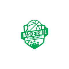 Basketball Tournament Badge Car Window Sticker | Sports Vinyl Decal for Cars & Laptops