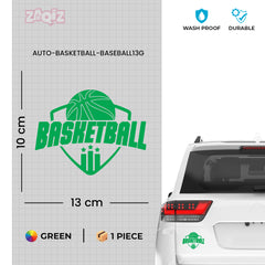 Basketball Badge Car Window Sticker | Premium Sports Vinyl Decal for Cars & Laptops (Copy)