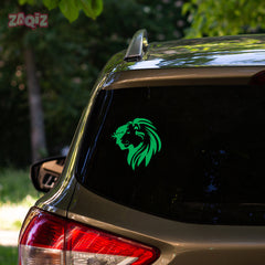 Lion Head Car Sticker – Fierce Lion Profile Vinyl Decal for Cars & Bikes | Waterproof Animal Graphic Sticker