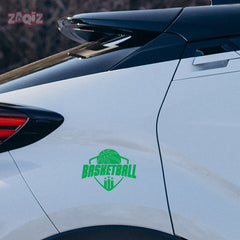 Basketball Badge Car Window Sticker | Premium Sports Vinyl Decal for Cars & Laptops (Copy)