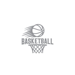 Fast Break Basketball Car Window Sticker | Sports Vinyl Decal for Cars & Laptops