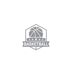 Basketball Badge Car Window Sticker | Premium Sports Vinyl Decal for Cars & Laptops
