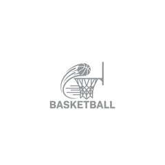 Basketball Swish Car Window Sticker | Sports Vinyl Decal for Cars & Laptops