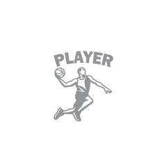 Basketball Player Car Window Sticker | Slam Dunk Sports Vinyl Decal for Cars, Laptops & Walls
