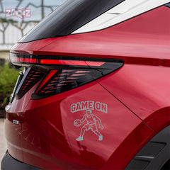 Game On Basketball Player Car Window Sticker | Sports Vinyl Decal for Cars & Laptops