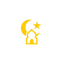 Islamic Mosque Car Sticker – Crescent Moon & Star Vinyl Decal for Cars & Bikes | Waterproof Muslim Faith Sticker