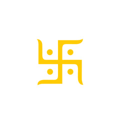 Hindu Swastik Car Sticker – Auspicious Vinyl Decal for Cars, Bikes, Home & Office | Waterproof & Durable