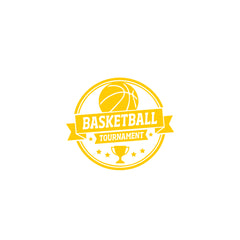Basketball Tournament Emblem Car Window Sticker | Sports Vinyl Decal for Cars & Laptops