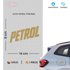 Zaqiz Petrol Adhesive Decal for Car Fuel Tank – Easy Application