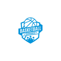 Basketball Tournament Badge Car Window Sticker | Sports Vinyl Decal for Cars & Laptops