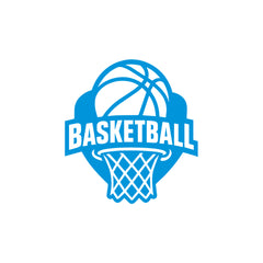 Basketball Hoop Car Window Sticker | Sports Vinyl Decal for Cars, Laptops & Walls