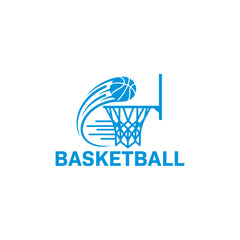 Basketball Swish Car Window Sticker | Sports Vinyl Decal for Cars & Laptops