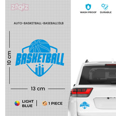 Basketball Badge Car Window Sticker | Premium Sports Vinyl Decal for Cars & Laptops (Copy)