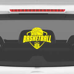 Basketball Badge Car Window Sticker | Premium Sports Vinyl Decal for Cars & Laptops (Copy)