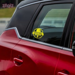 Basketball Tournament Emblem Car Window Sticker | Sports Vinyl Decal for Cars & Laptops