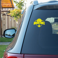 Basketball Badge Car Window Sticker | Premium Sports Vinyl Decal for Cars & Laptops (Copy)