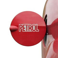 Clear Text Petrol Warning Label Decal