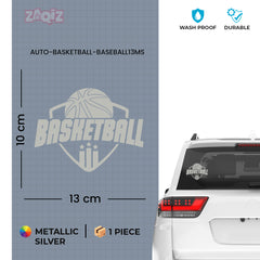 Basketball Badge Car Window Sticker | Premium Sports Vinyl Decal for Cars & Laptops (Copy)