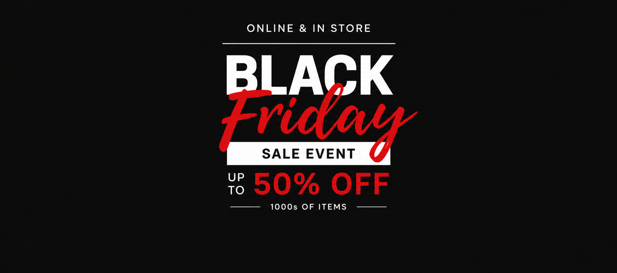 Black Friday Sale Event - Up to 50% off