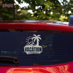 zaqiz Vacation Sticker – Tropical Escape Vibes