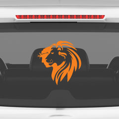 Lion Head Car Sticker – Fierce Lion Profile Vinyl Decal for Cars & Bikes | Waterproof Animal Graphic Sticker