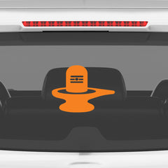 Shiva Lingam Car Sticker – Mahadev Shivling Vinyl Decal for Cars, Bikes, Home & Temple | Waterproof Spiritual Sticker