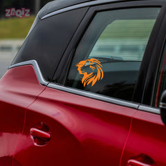 Lion Head Car Sticker – Fierce Lion Profile Vinyl Decal for Cars & Bikes | Waterproof Animal Graphic Sticker