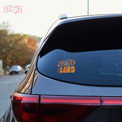Trust Lord Christian Vinyl Sticker – Inspirational Faith Quote Car Decal