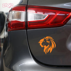 Lion Head Car Sticker – Fierce Lion Profile Vinyl Decal for Cars & Bikes | Waterproof Animal Graphic Sticker