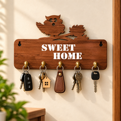 Owl wall key holder