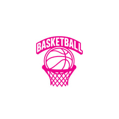 Basketball Rim & Ball Car Window Sticker | Sports Vinyl Decal for Cars, Laptops & Walls