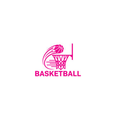 Basketball Swish Car Window Sticker | Sports Vinyl Decal for Cars & Laptops
