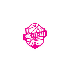 Basketball Tournament Badge Car Window Sticker | Sports Vinyl Decal for Cars & Laptops