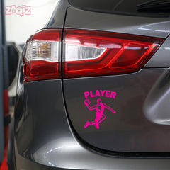 Basketball Player Car Window Sticker | Slam Dunk Sports Vinyl Decal for Cars, Laptops & Walls