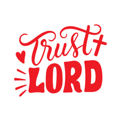 Trust Lord Christian Vinyl Sticker – Inspirational Faith Quote Car Decal