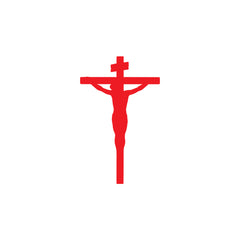Jesus Crucifix Car Sticker – Christian Cross Vinyl Decal for Cars & Bikes | Waterproof Religious Faith Sticker