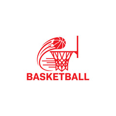 Basketball Swish Car Window Sticker | Sports Vinyl Decal for Cars & Laptops