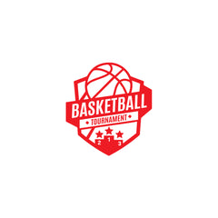 Basketball Tournament Badge Car Window Sticker | Sports Vinyl Decal for Cars & Laptops