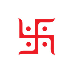 Hindu Swastik Car Sticker – Auspicious Vinyl Decal for Cars, Bikes, Home & Office | Waterproof & Durable