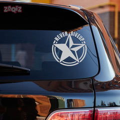 Zaqiz Stickers – Custom Winged Star Garage Stickers