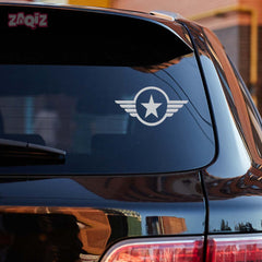 Zaqiz Stickers – Premium Star Wings Stickers for Cars & Bikes