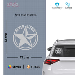 Zaqiz Stickers – Custom Winged Star Garage Stickers
