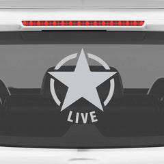 Zaqiz Stickers – Retro Wing Star Logo Decals