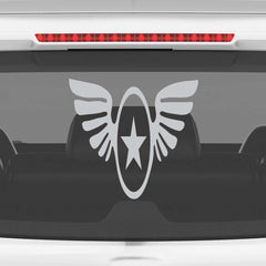Zaqiz Stickers – Aviation Style Winged Star Emblems