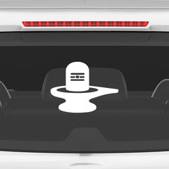 Shiva Lingam Car Sticker – Mahadev Shivling Vinyl Decal for Cars, Bikes, Home & Temple | Waterproof Spiritual Sticker