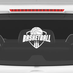 Basketball Badge Car Window Sticker | Premium Sports Vinyl Decal for Cars & Laptops (Copy)