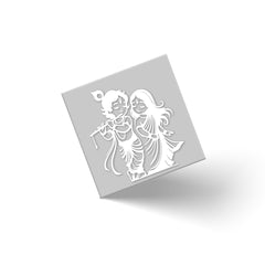 Radha Krishna Divine Love Wall Sticker for Spiritual Home Decor