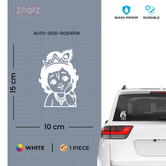 Baby Krishna Wall Sticker for Home Temple Kids Room and Living Room