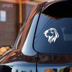 Lion Head Car Sticker – Fierce Lion Profile Vinyl Decal for Cars & Bikes | Waterproof Animal Graphic Sticker